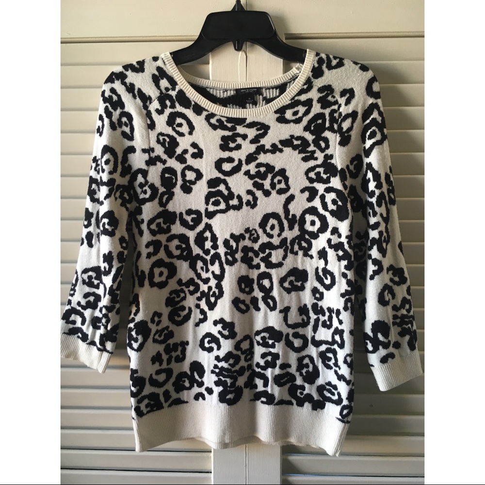 Leopard Print Ann Taylor Sweater